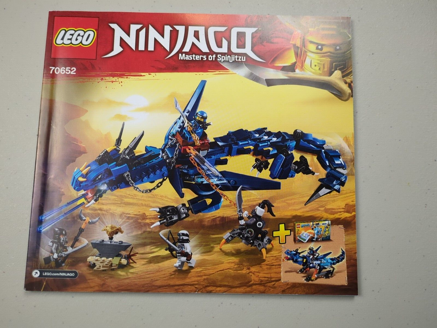 Lego NINJAGO: Hunted: Stormbringer 70652 with Instructions