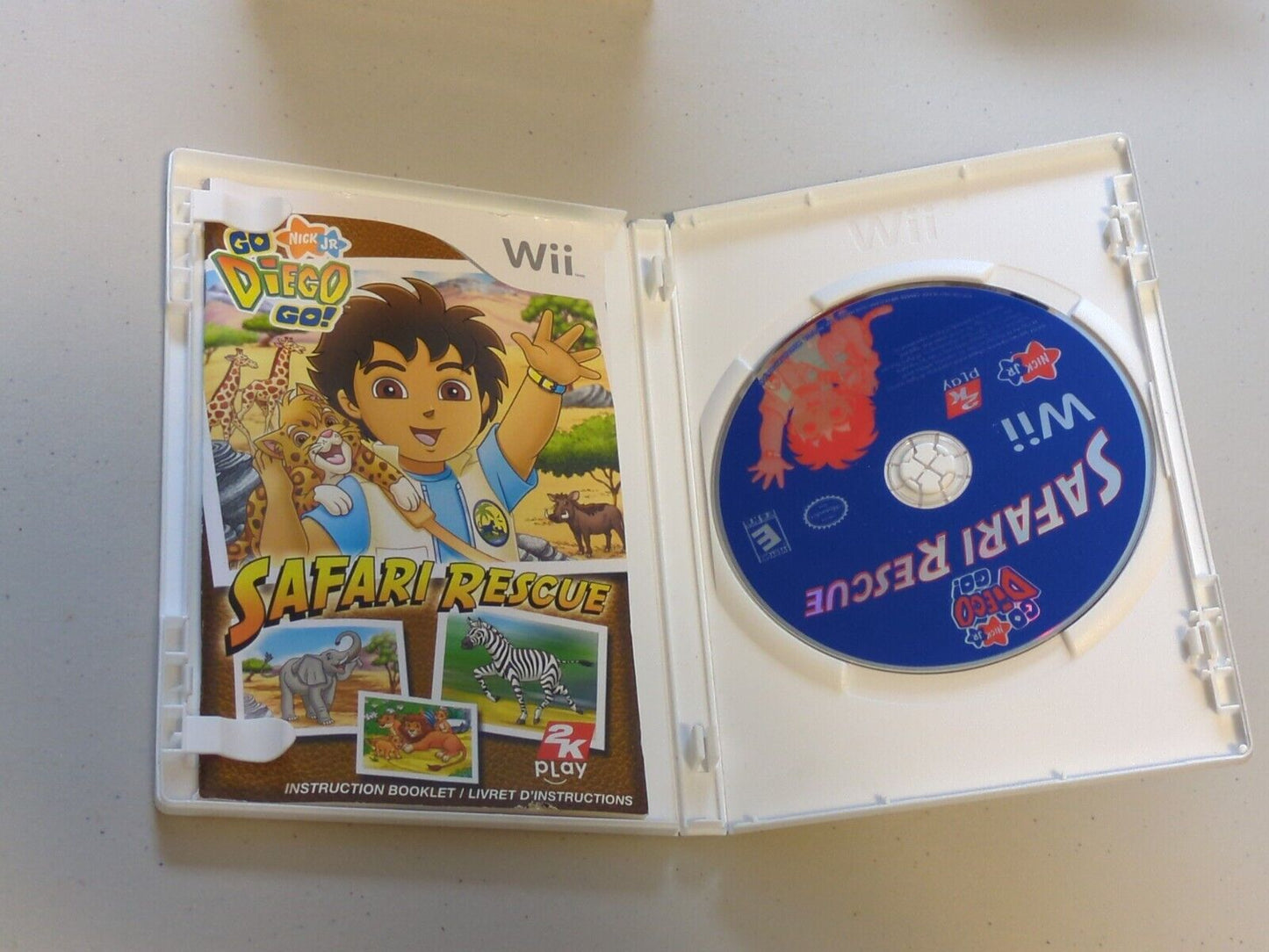 Go, Diego, Go Safari Rescue (Nintendo Wii, 2008) CIB