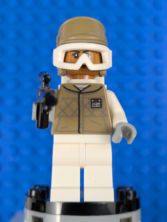 Lego Star Wars: Hoth Rebel Trooper Dark Tan Uniform and Helmet sw1185 Set 75322