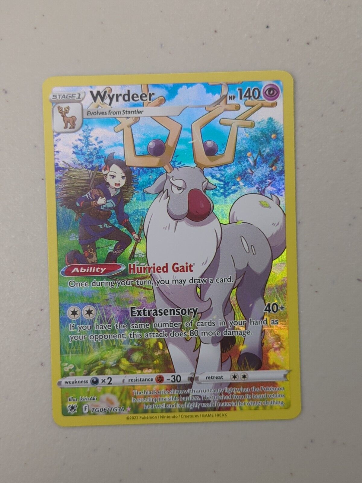 Wyrdeer - TG06/TG30 - Holo Rare Astral Radiance - Pokemon Card - NM