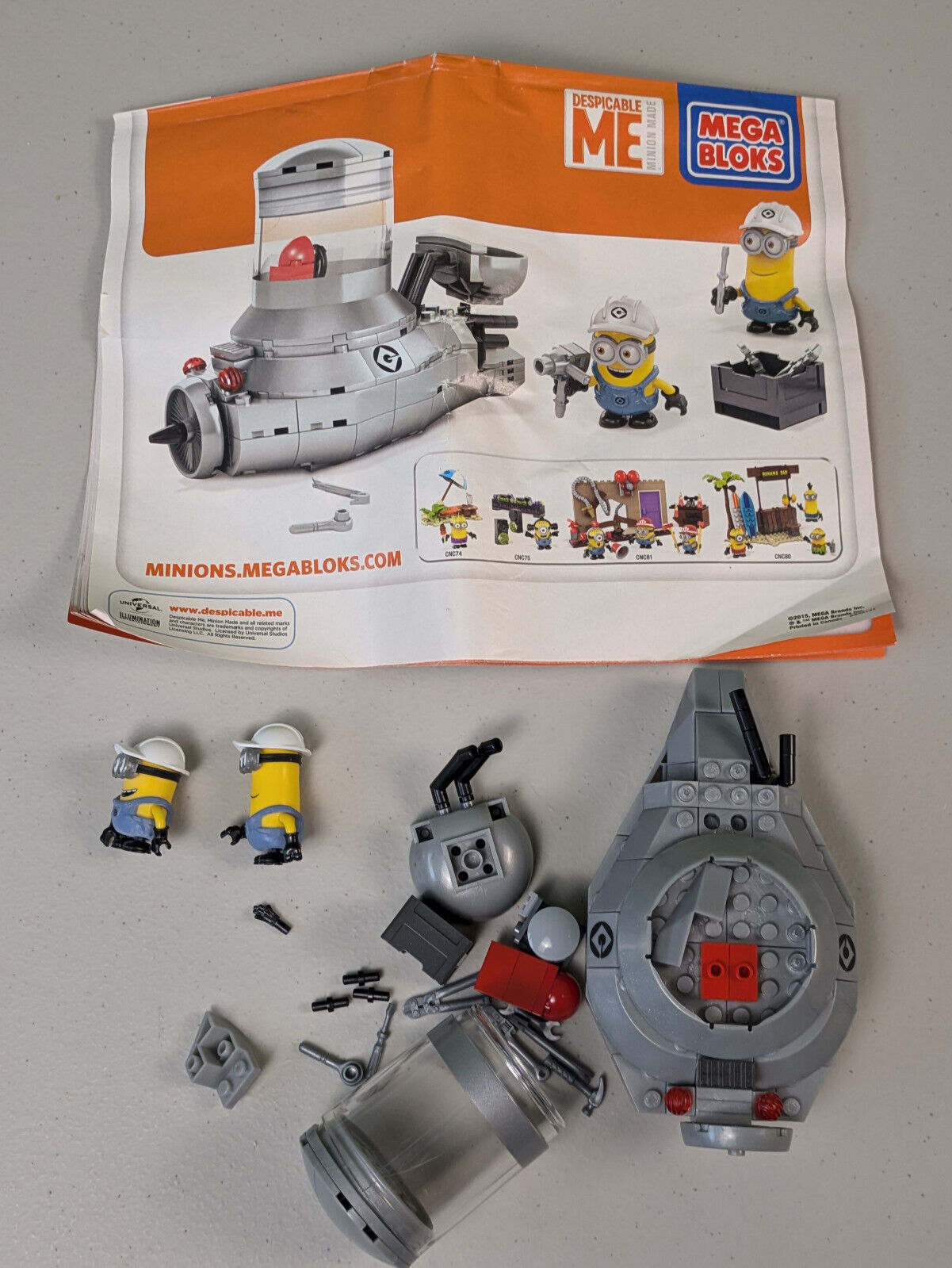 Mega Bloks Despicable Me Minion Mobile 194 Pieces Building Set