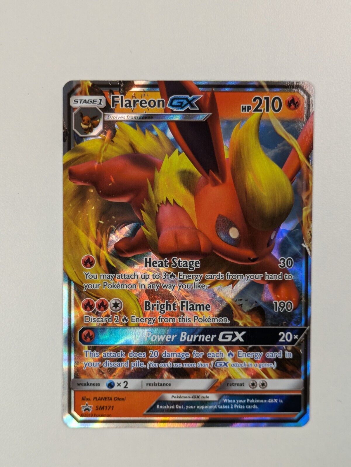 Flareon GX - SM171 - Promo Sun & Moon Promos - Pokemon Card - NM