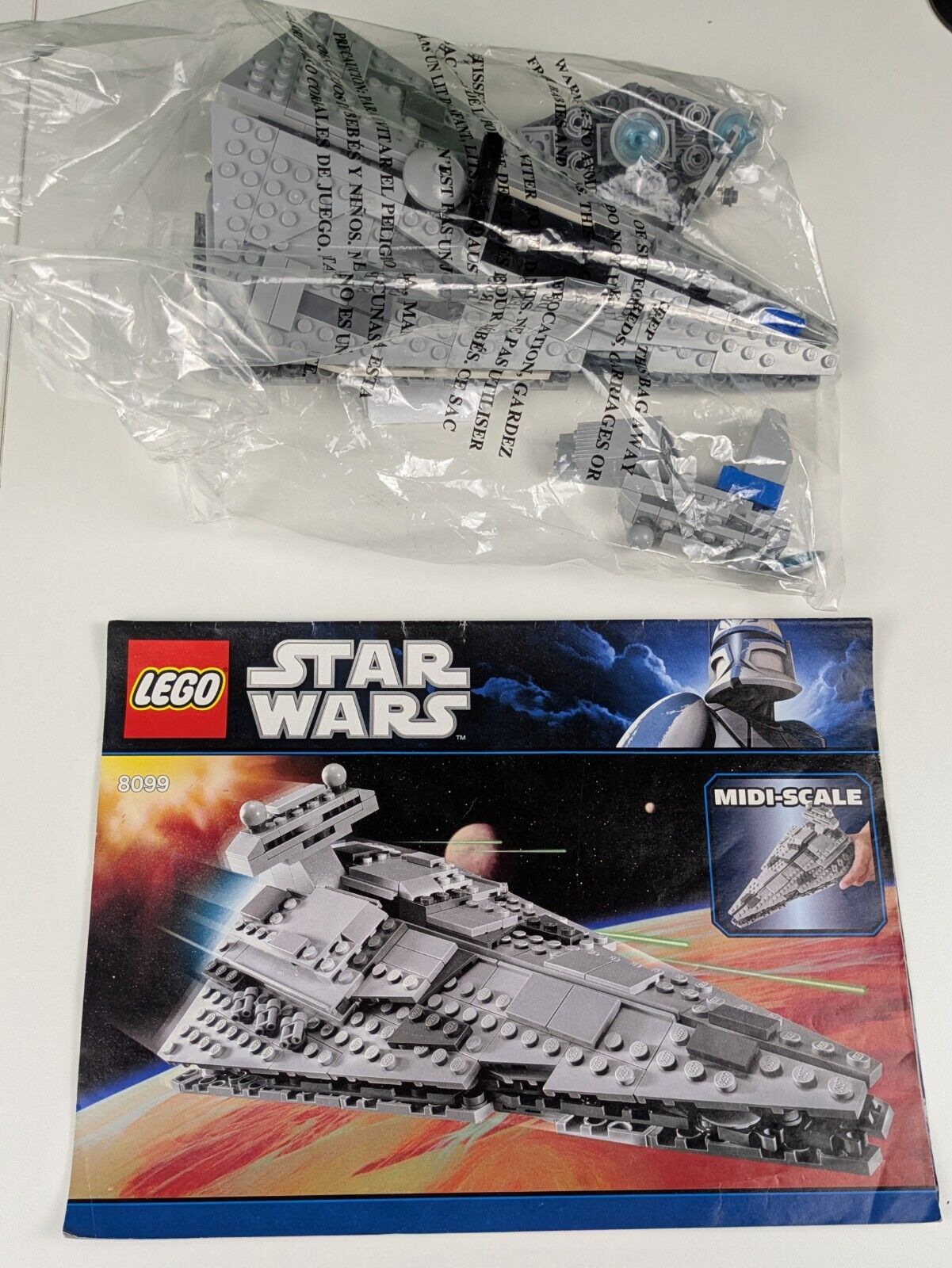 Lego Star Wars: Midi-Scale Imperial Star Destroyer Set 8099 w/ Instructions