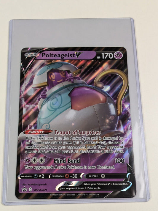 Polteageist V - SWSH021 - Oversized Promo Sword & Shield - Jumbo Pokemon - NM