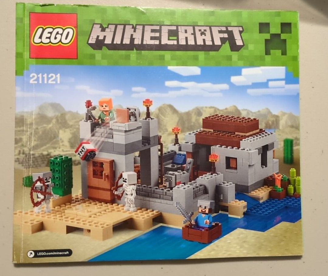 Lego Minecraft The Desert Outpost 21121 - Complete Set w/ Instructions