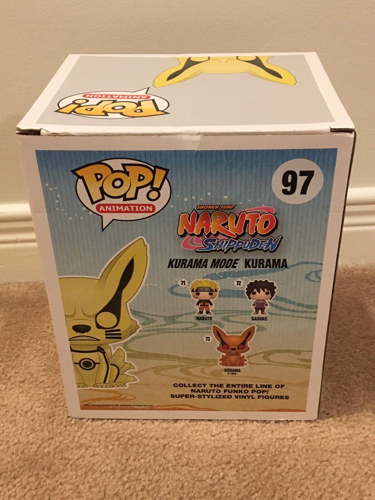 Funko Pop Naruto Kurama Mode Kurama #97 Glow in the Dark Exclusive Vinyl Figure