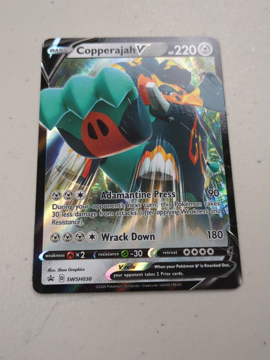 Copperajah V - SWSH30 - Full Art Promo SWSH Black Star Set - Pokemon Card - NM