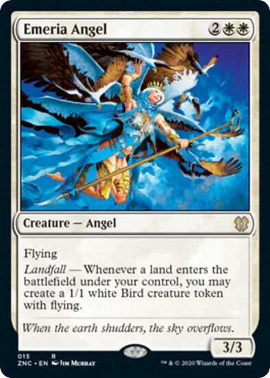 MTG: Magic The Gathering: Zendikar: Emeria Angel - Near Mint