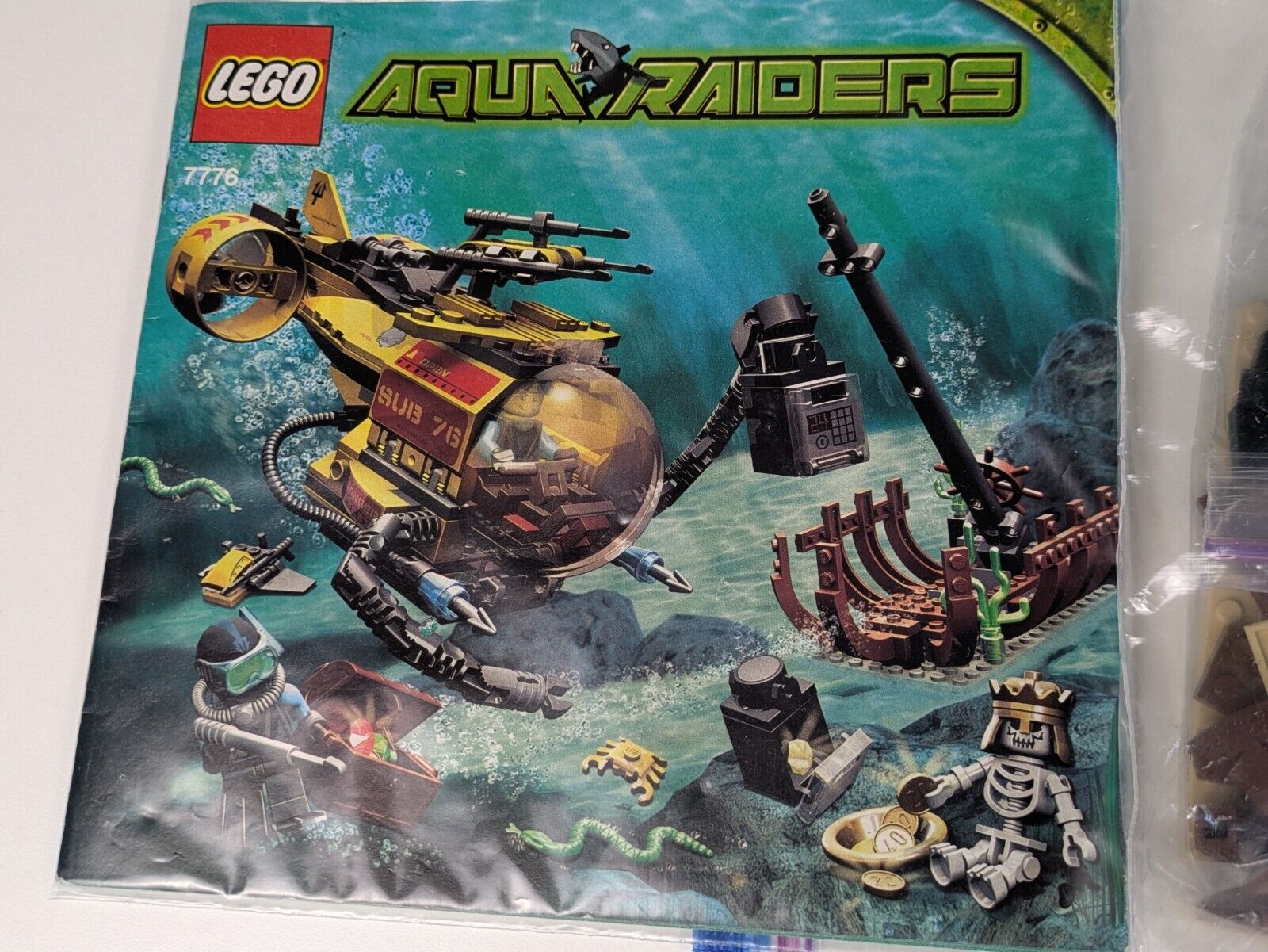 Lego Aquazone: Aquaraiders II: The Shipwreck Set 7776 w/ Instructions