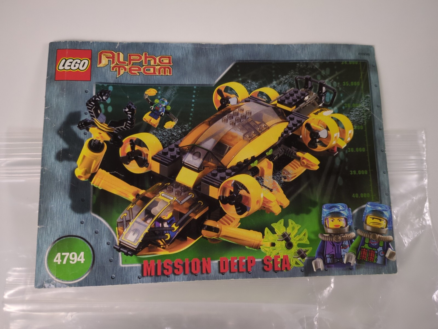 Lego Alpha Team: Alpha Team Command Sub Set 4794 w/ Instructions