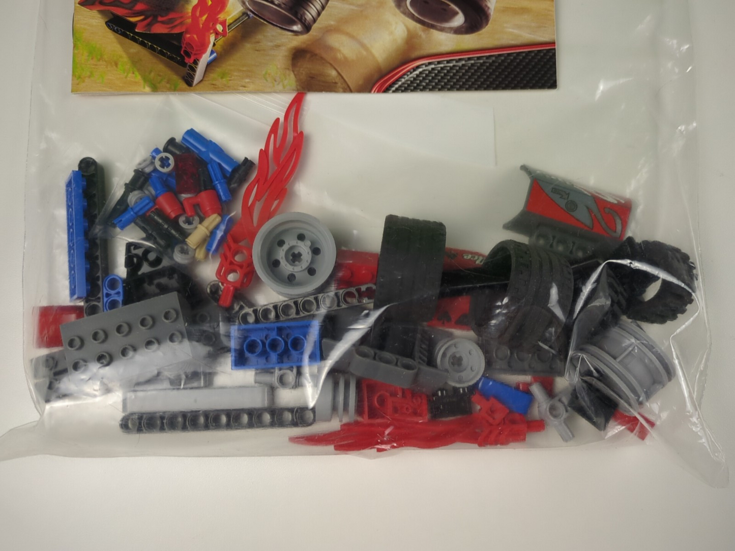 Lego Racers: Power Racers: Red Ace Set 8493 - w/ Instructions