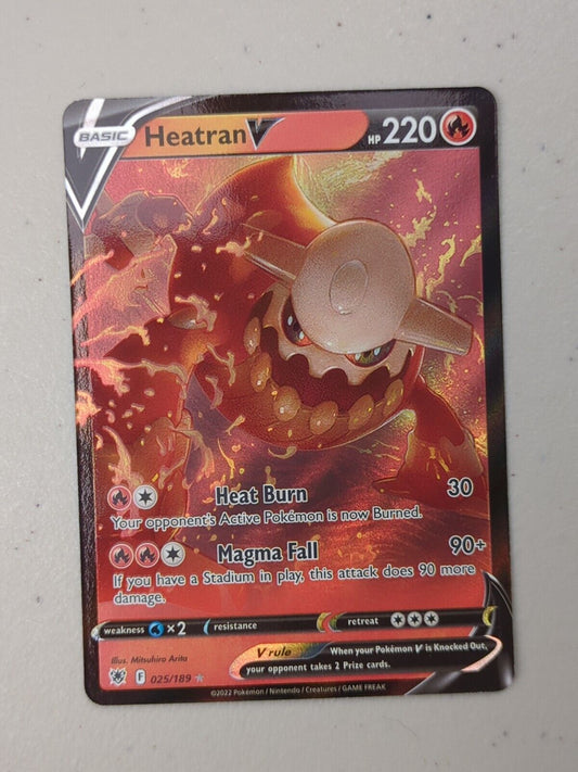 Heatran V - 025/189 - Ultra Rare Astral Radiance - Pokemon Card - NM