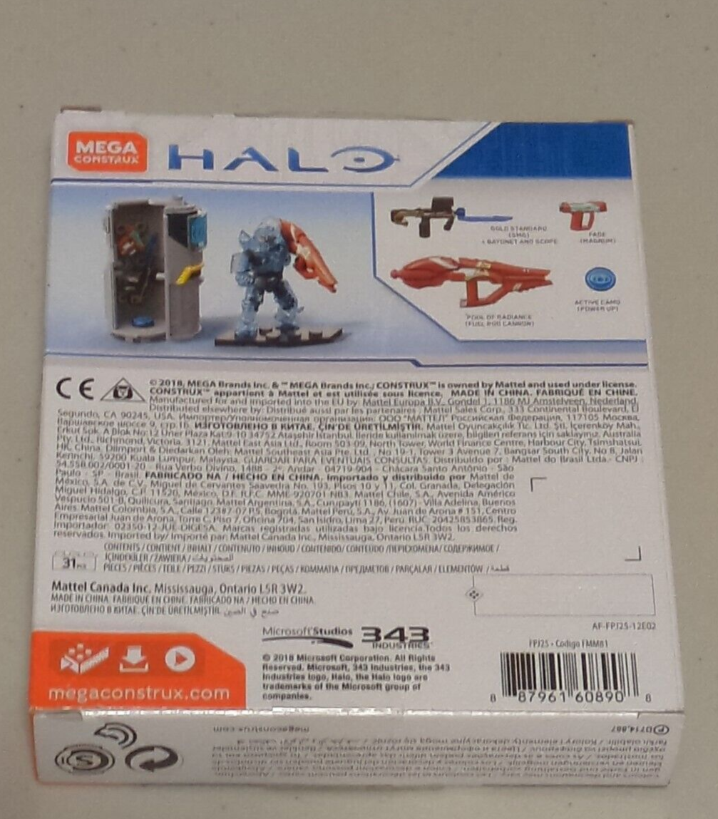 Mega Construx Halo Power Pack & Armor Pack FPJ24, FMM83, FVK10, FPJ25, GCM31