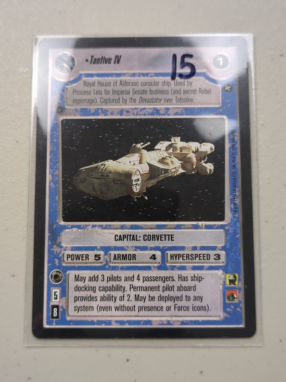 Star Wars Customizable Card Game: A New Hope Tantive IV - Decipher