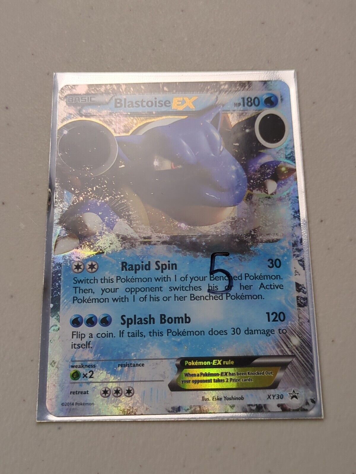 Blastoise EX - XY30 - Promo XY Black Star Promos Set - Pokemon Card - NM