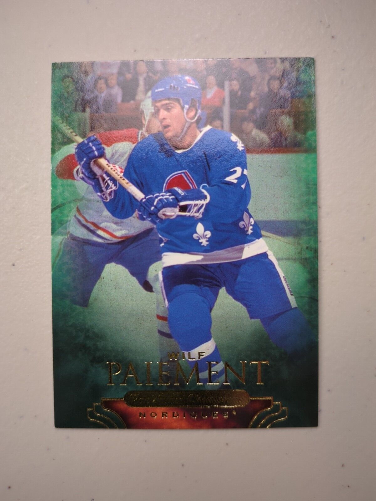 2011-12 Parkhurst Champions Wilf Paiement Card #66 Quebec Nordiques