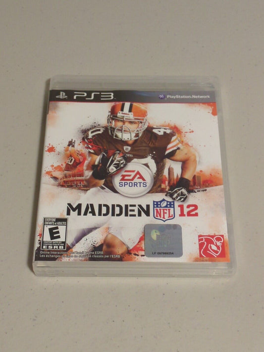 Madden NFL 12 (Sony PlayStation 3, PS3, 2011)