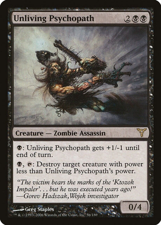 MTG: Magic The Gathering: Dissension: Unliving Psychopath - Near Mint