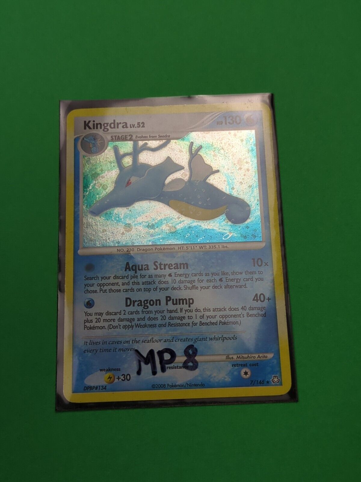 Kingdra - 7/146 - Holo Rare Legends Awakened - Pokemon Card - MP