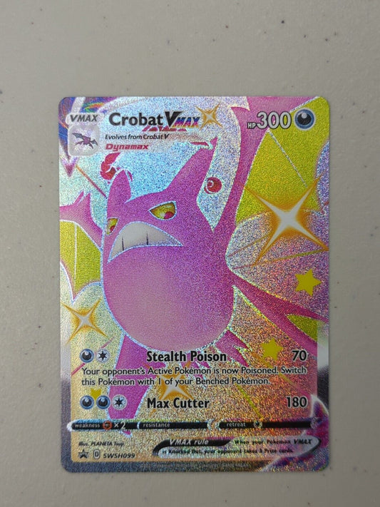 Crobat VMAX - SWSH099 - Shiny Promo Sword & Shield Promos - Pokemon Card - NM