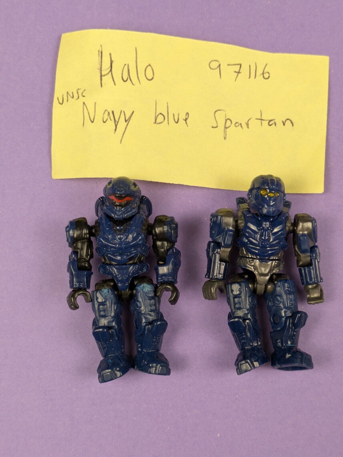 HALO Mega Bloks Construx Halo UNSC Navy Blue Spartan 97116