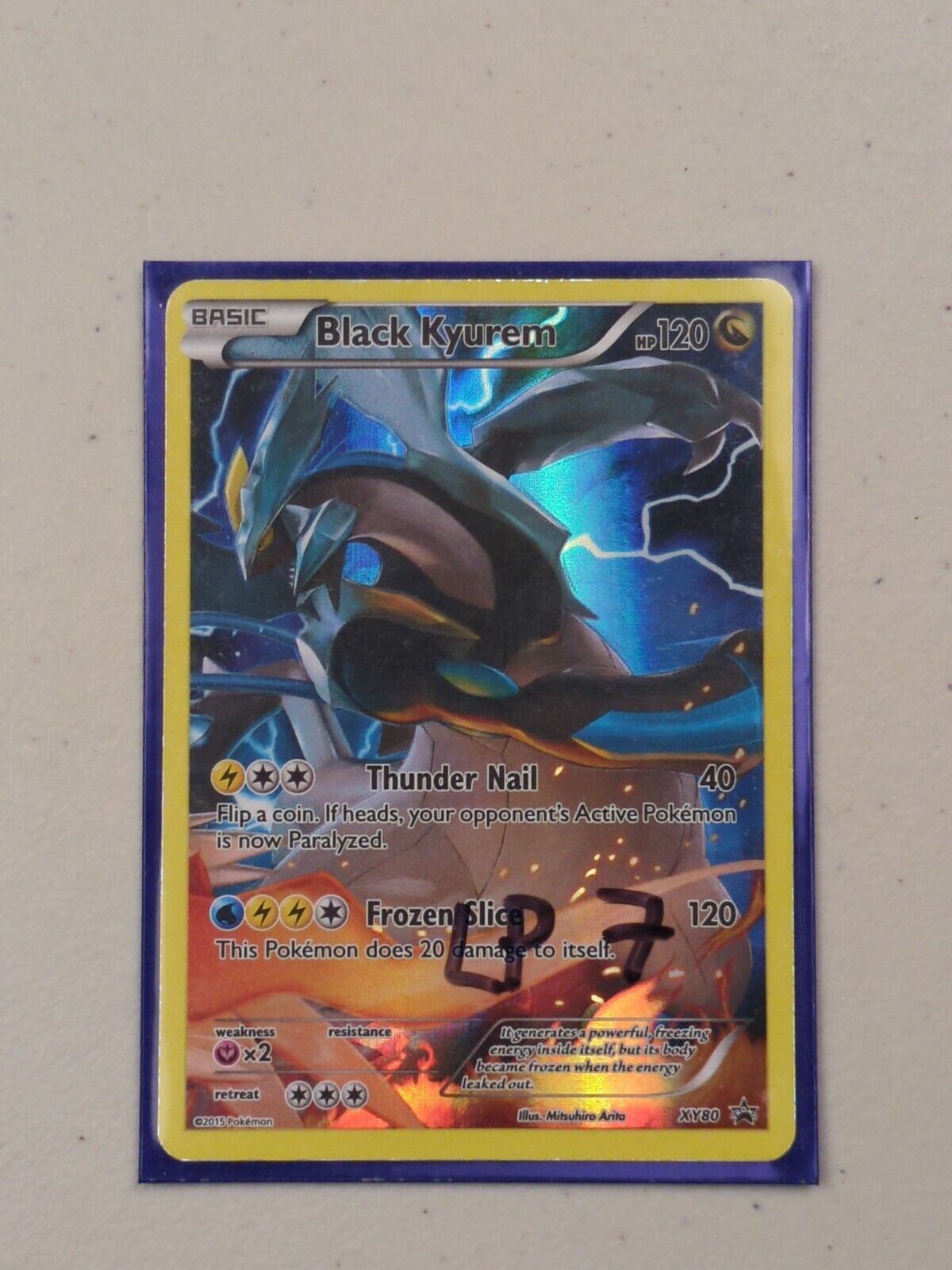 Black Kyurem - XY80 - Full Art Ultra Rare XY Promos - Pokemon Card - LP