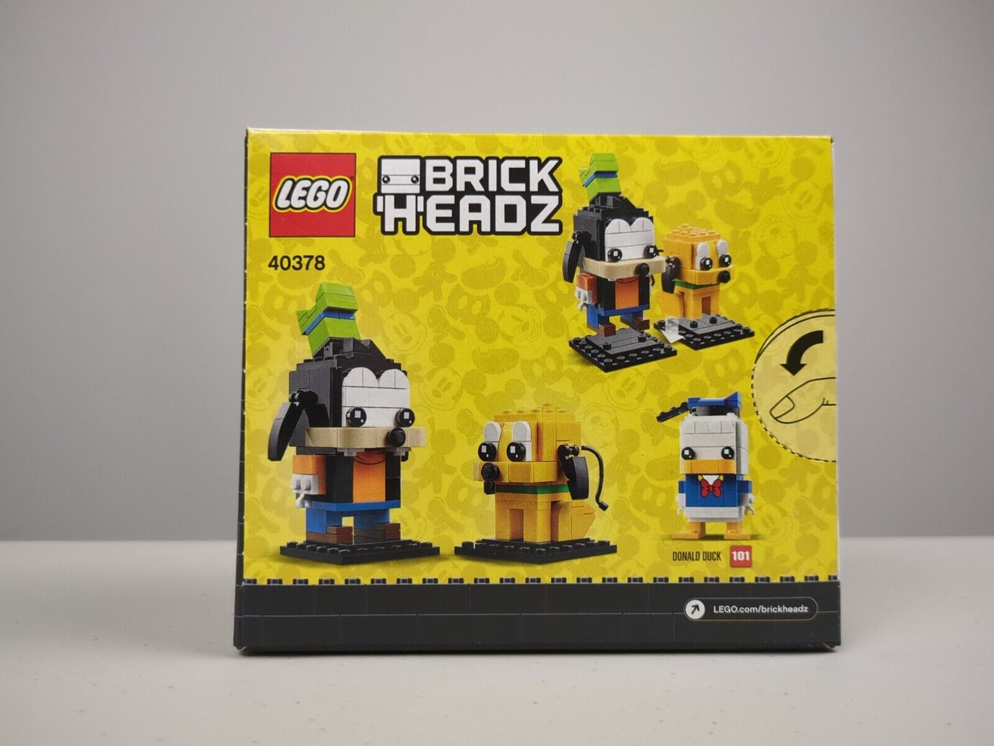 Lego BrickHeadz: Disney: Pluto & Goofy Set 40378 New