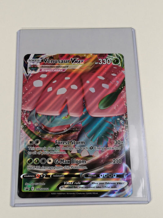 Venusaur VMAX - SWSH102 - Oversized Promo Sword & Shield - Jumbo Pokemon - NM