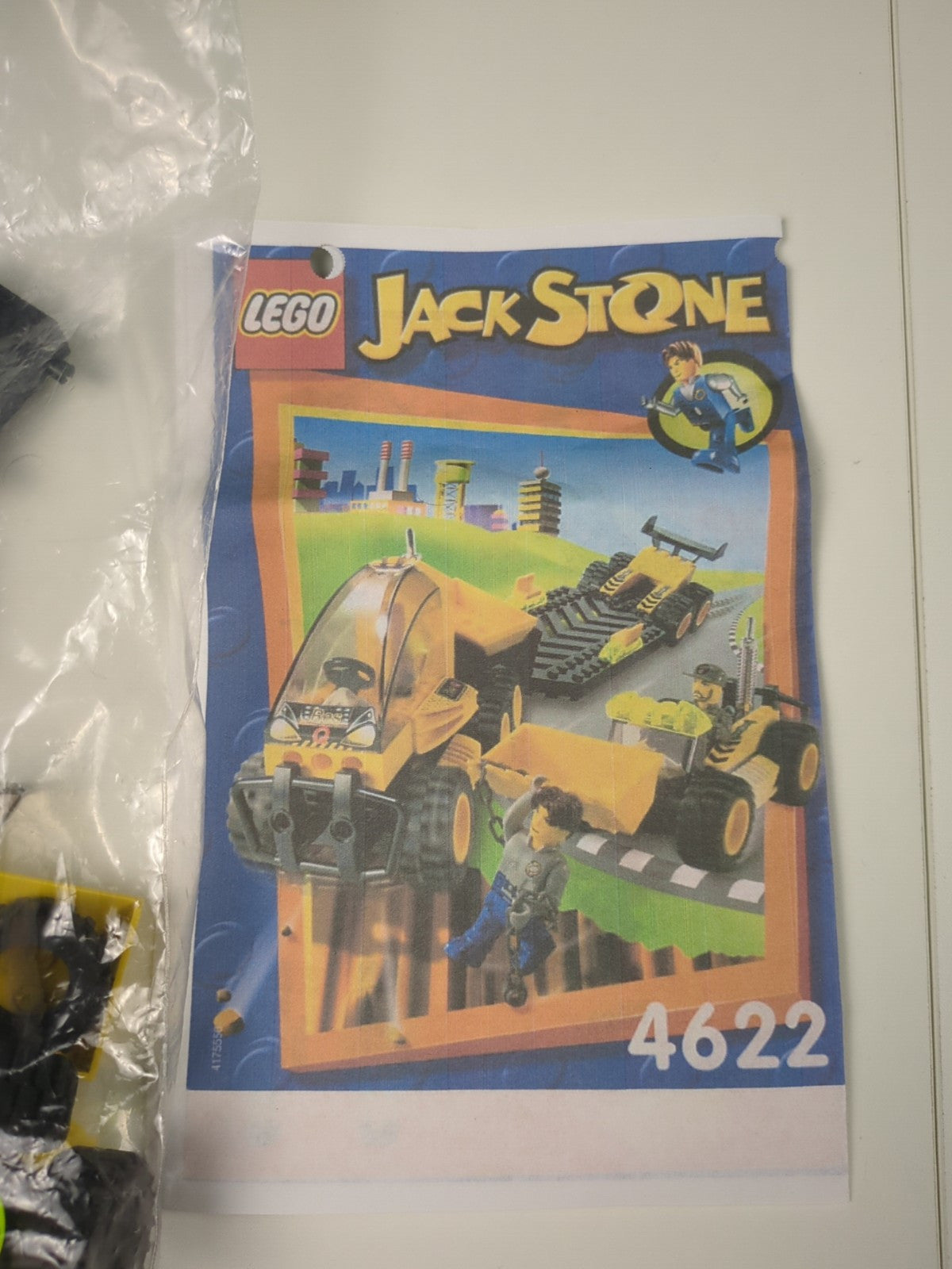 Lego 4 Juniors: Jack Stone: Traffic: ResQ Digger (Res-Q) Set 4622 - Instructions