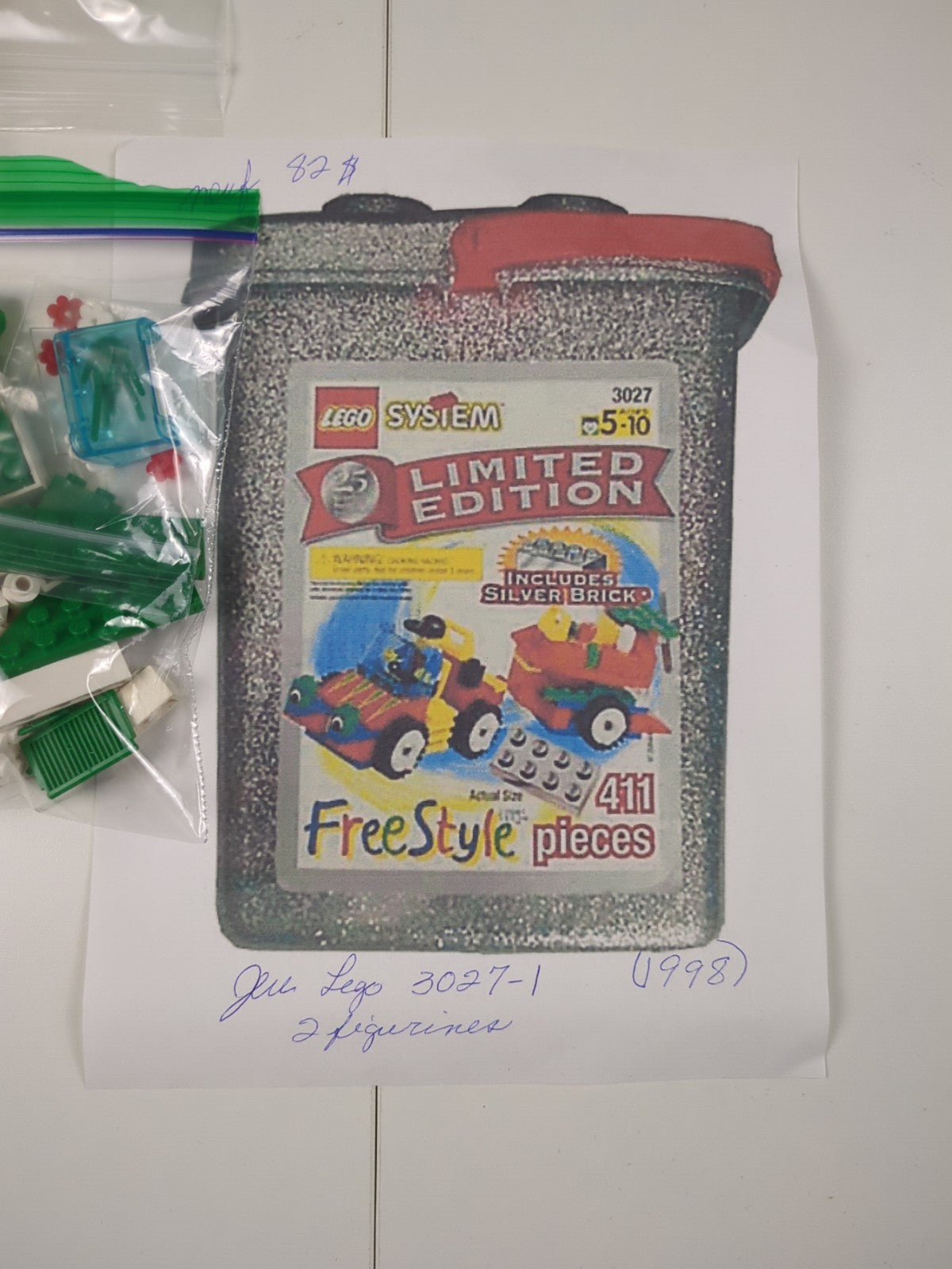 Lego FreeStyle: 25th Anniversary Silver Bucket Set 3027