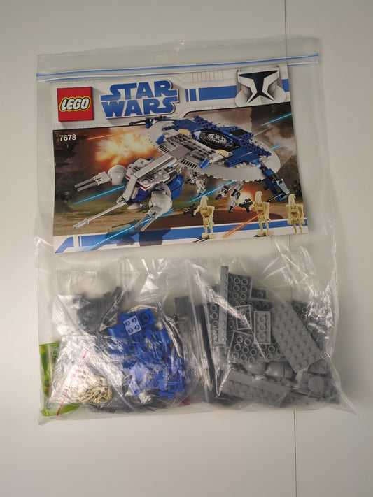 Lego Star Wars: The Clone Wars: Droid Gunship Set 7678 - w/ Instructions