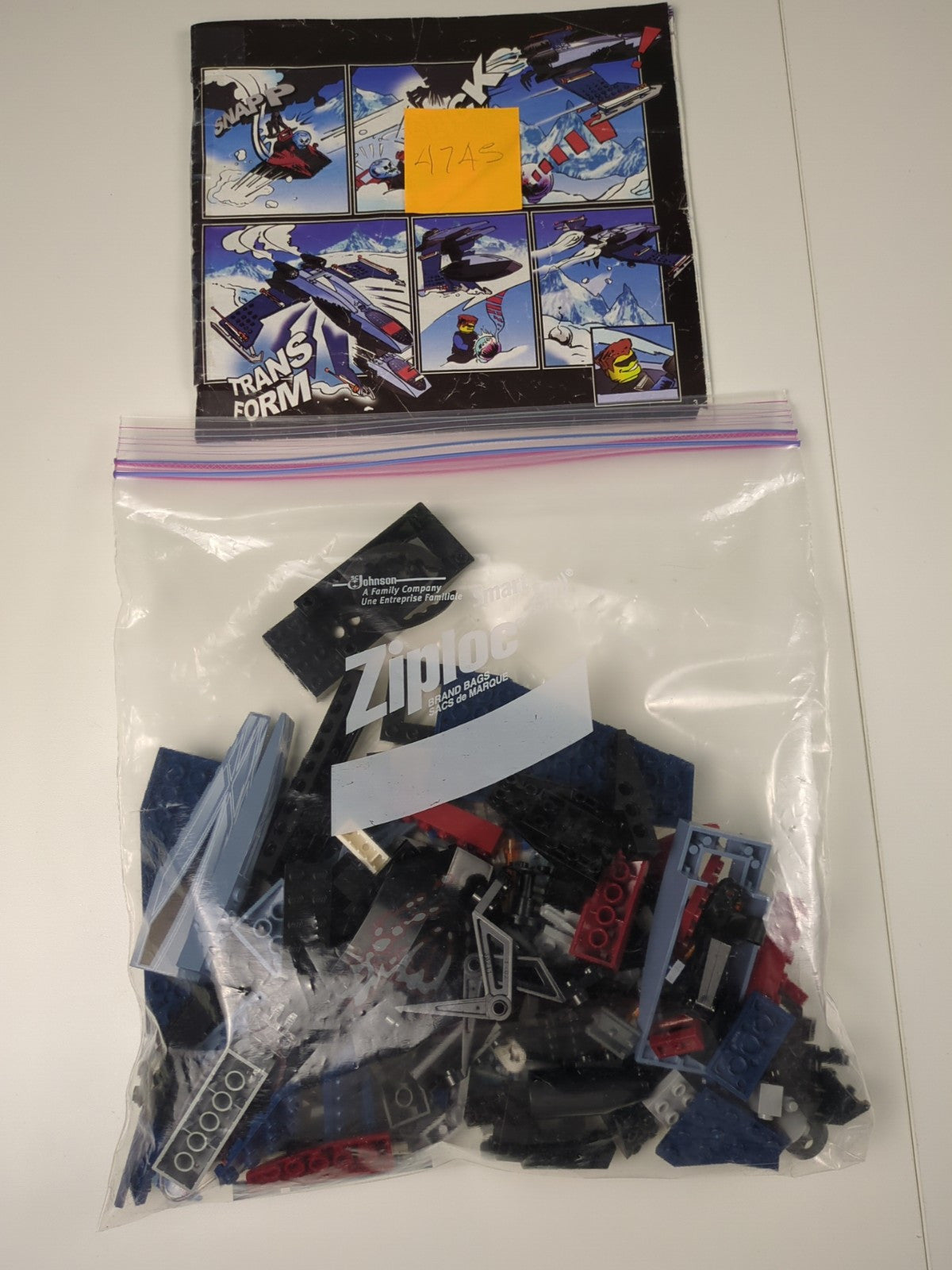 Lego Alpha Team: Blue Eagle vs. Snow Crawler Set 4745 - w/ Instructions