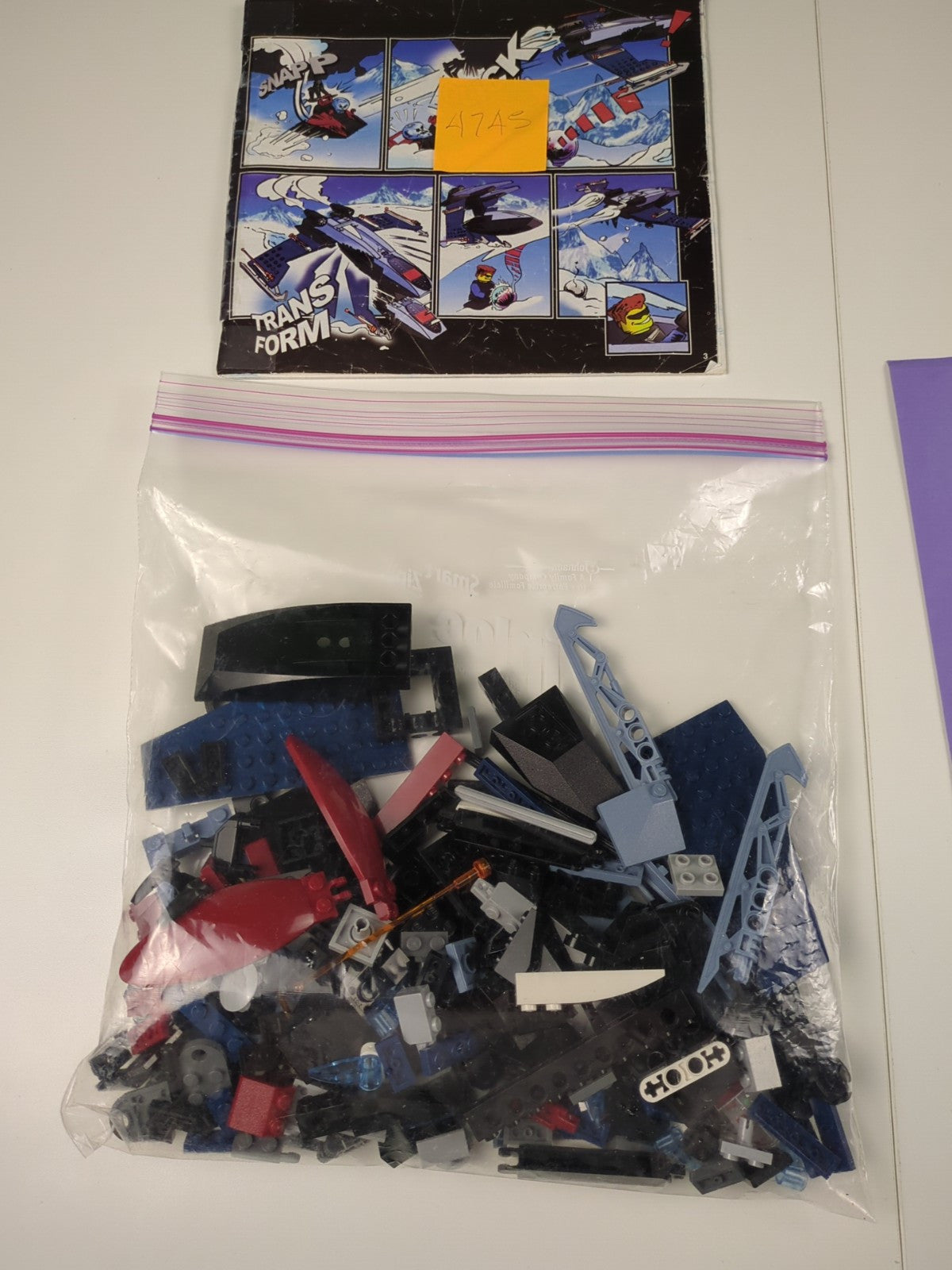 Lego Alpha Team: Blue Eagle vs. Snow Crawler Set 4745 - w/ Instructions