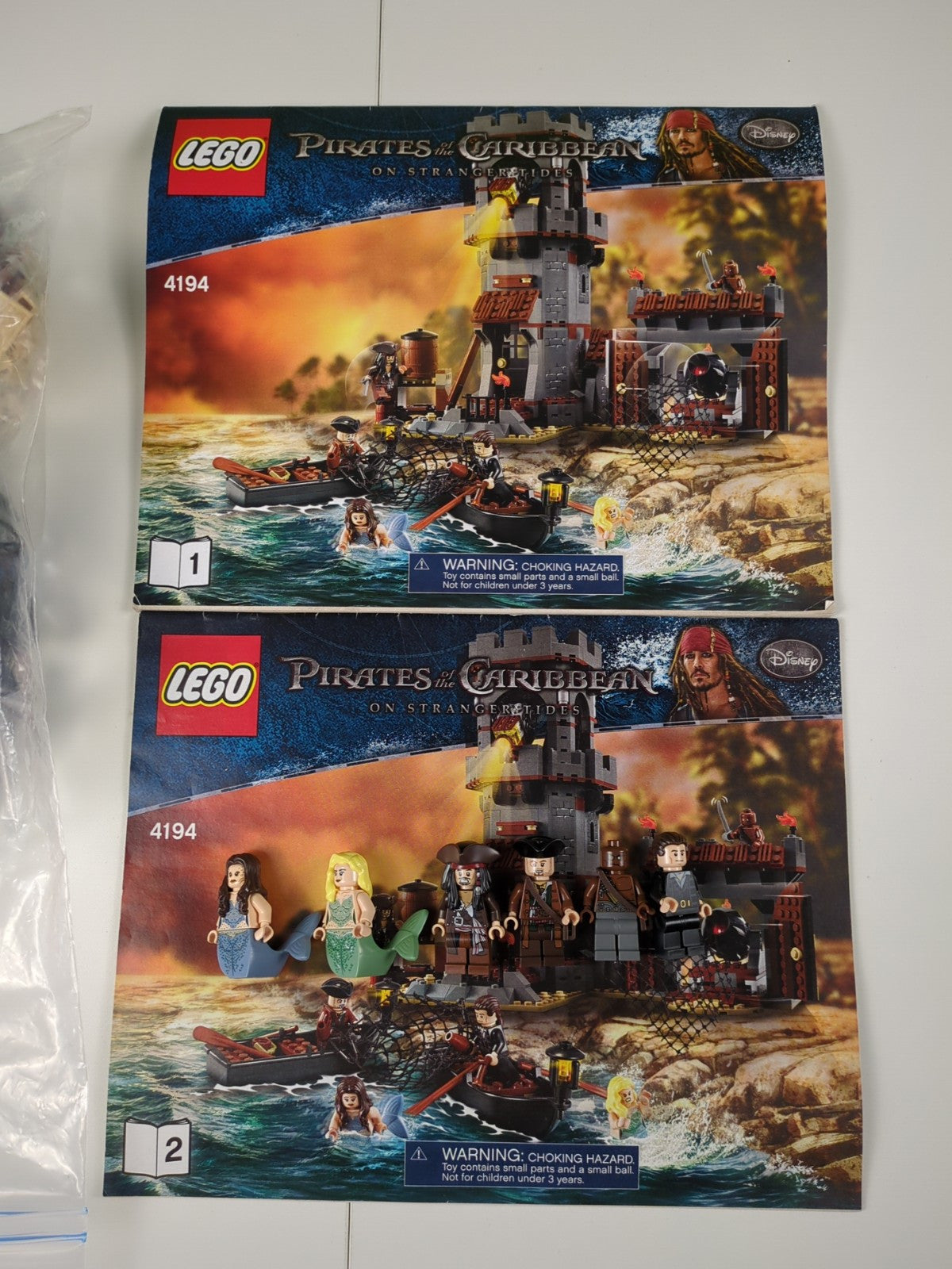 Lego Pirates of the Caribbean: Whitecap Bay Set 4194 - w/ Instructions