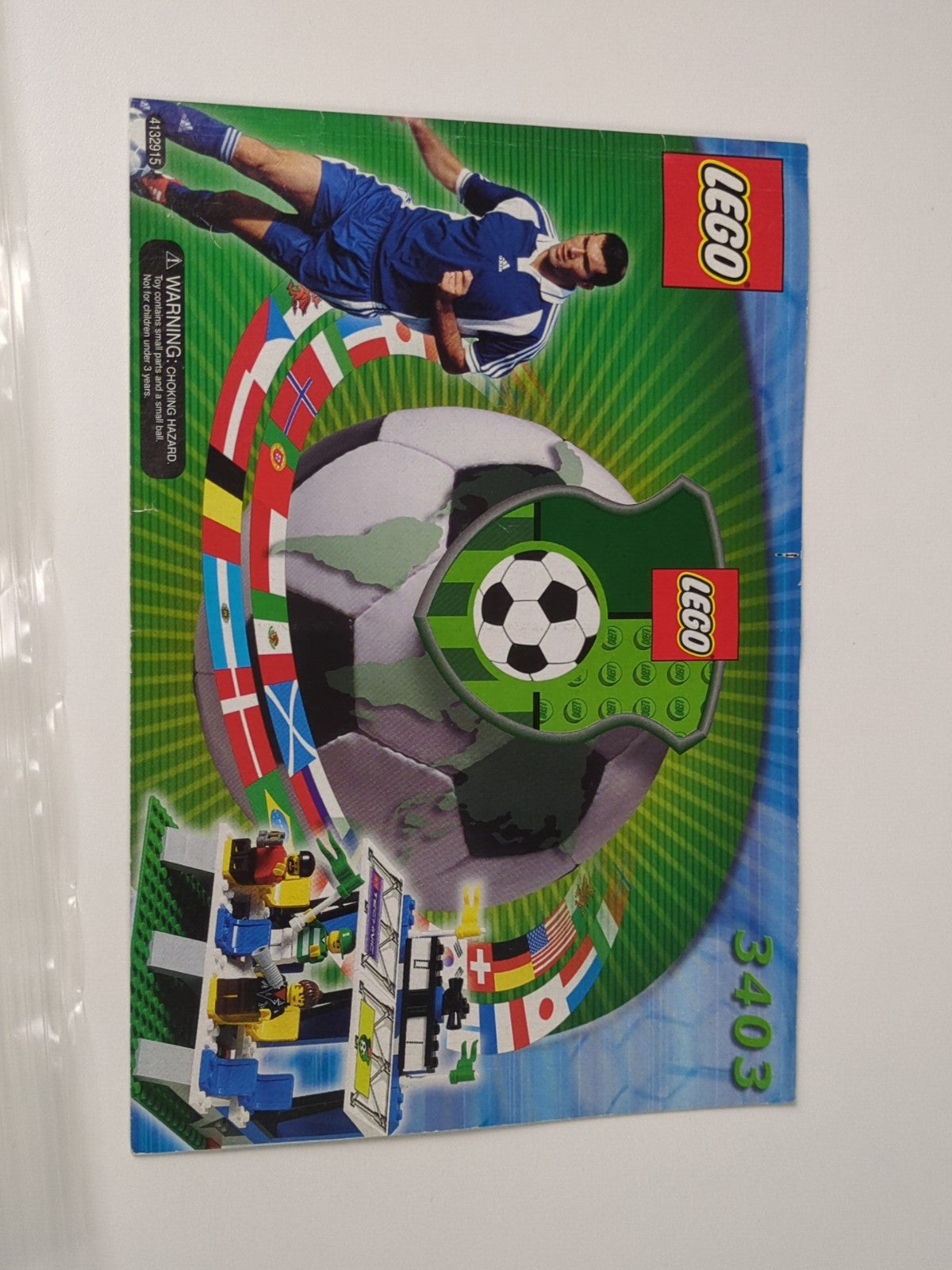 Lego Sports: Soccer: Fans' Grandstand with Scoreboard Set 3403 w/ Instructions