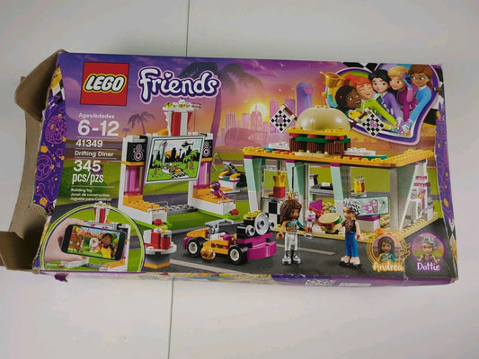 Lego Friends Drifting Diner 41349 Complete w/ Box & Instructions