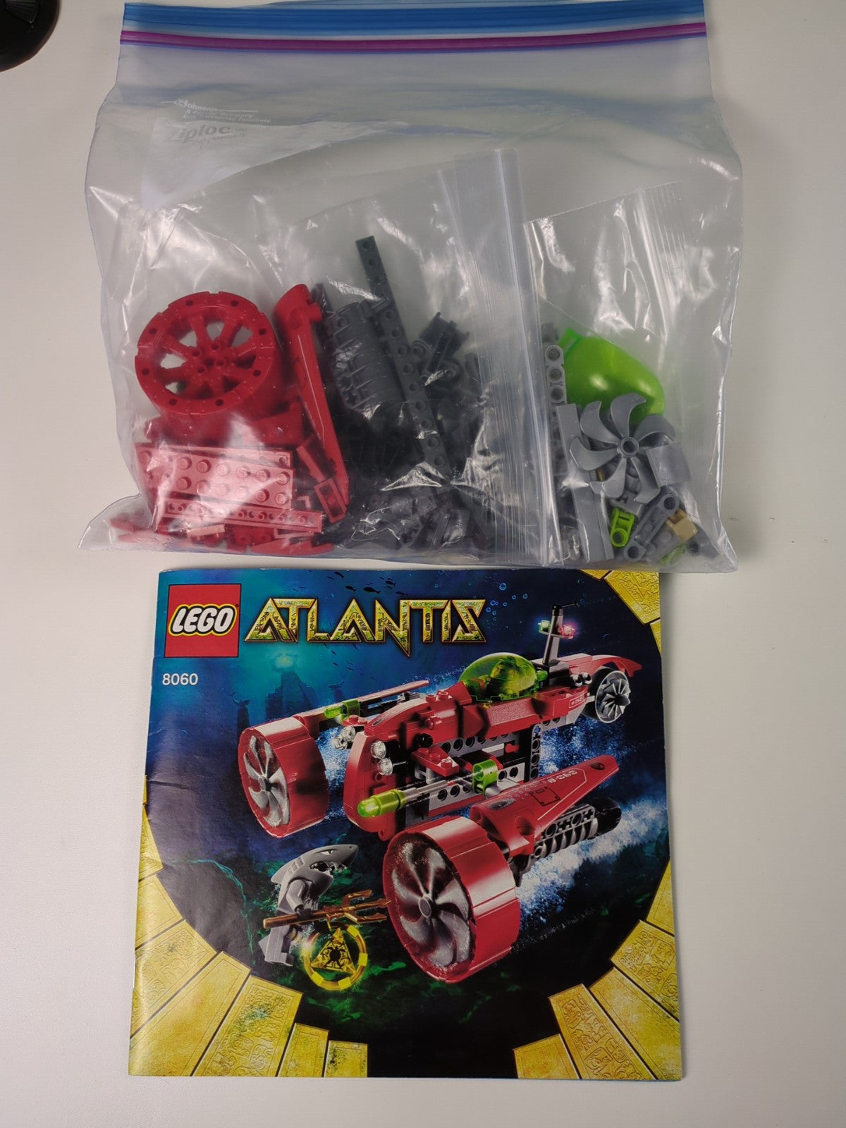 Lego Atlantis: Typhoon Turbo Sub Set 8060 - w/ Instructions