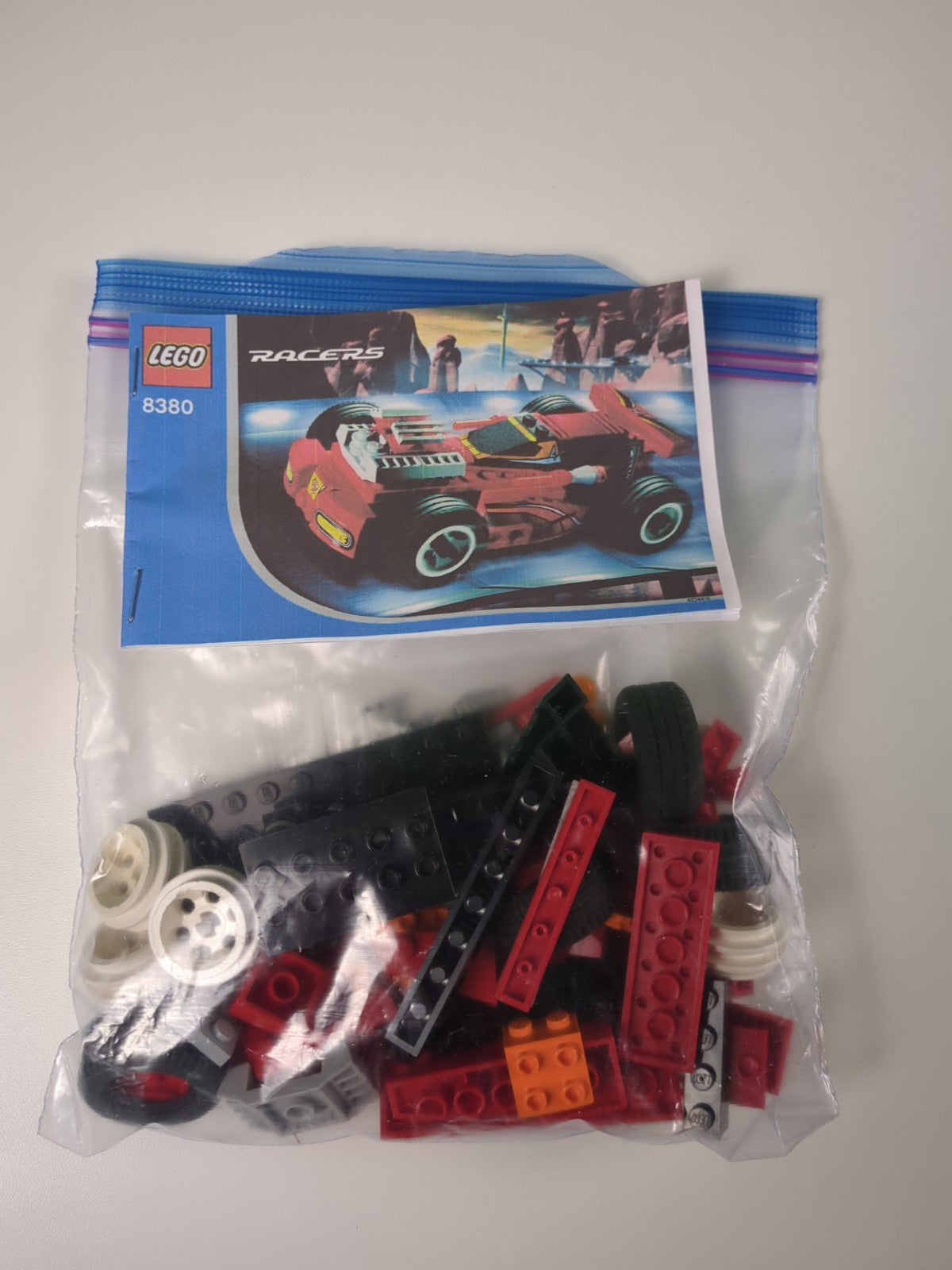 Lego Racers: Power Racers: Red Maniac Set 8380 - w/ Instructions