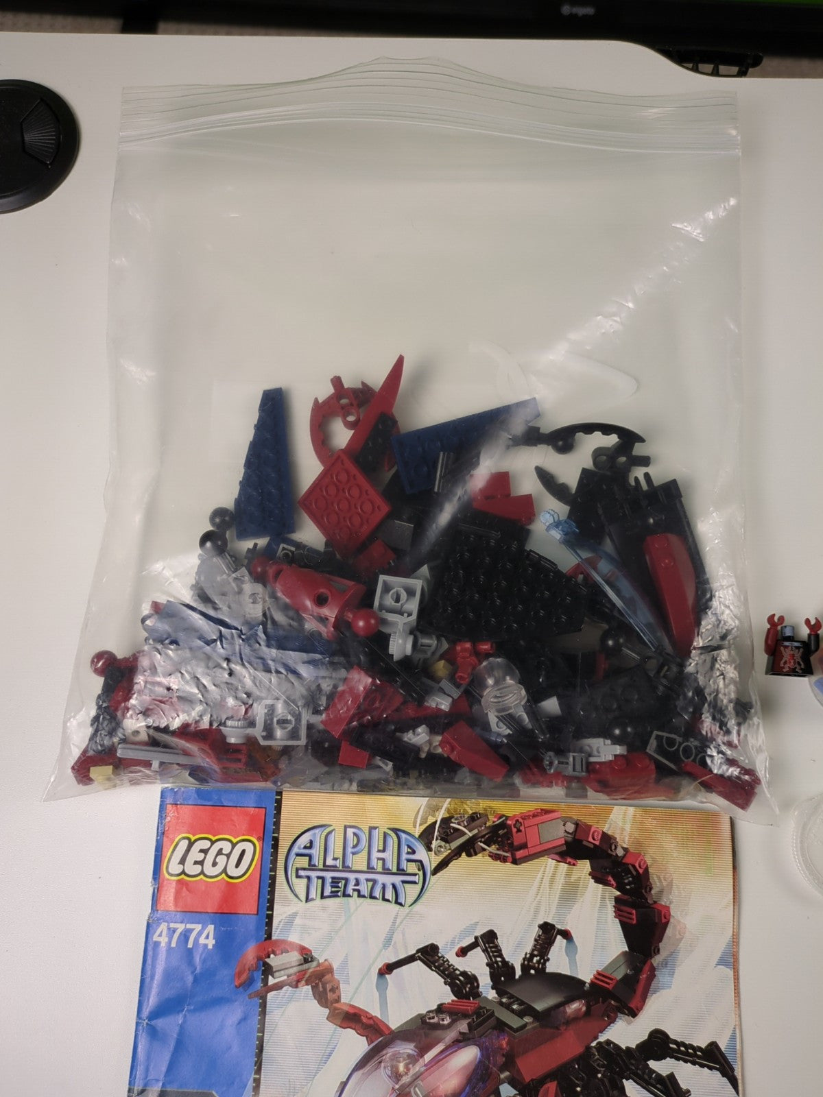 Lego Alpha Team: Scorpion Orb Launcher Set 4774 - w/ Instruction