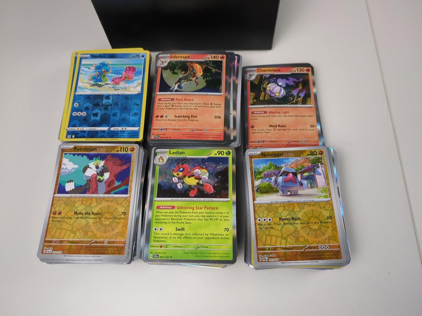 530+ Pokemon Holo & Foil Cards Bundle / Lot - Commons, Uncommons, Rares