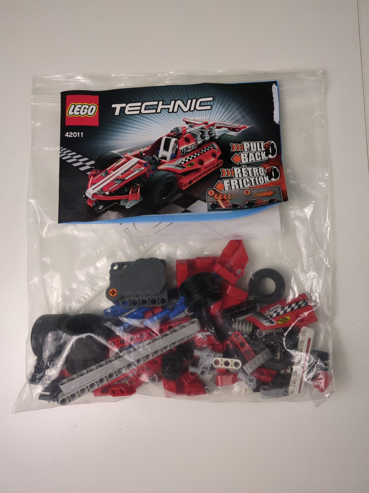 Lego Technic: Model: Race: Race Car Set 42011 - w/ Instructions