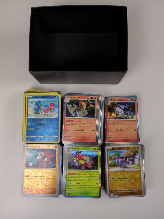 530+ Pokemon Holo & Foil Cards Bundle / Lot - Commons, Uncommons, Rares