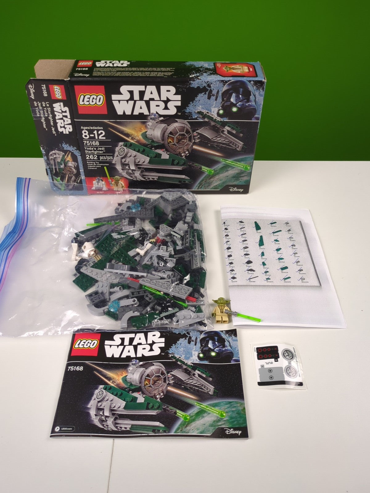 Lego Star Wars Yoda's Jedi Starfighter 75168 Complete w/ Instructions & Box