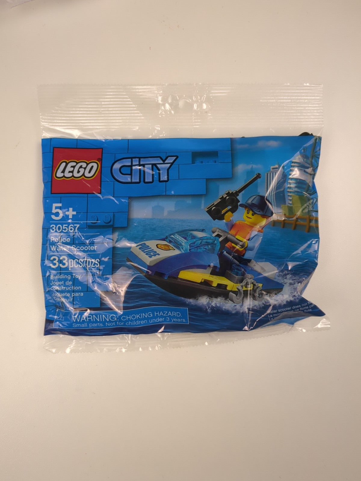 Lego Town: City: Police: Police Water Scooter polybag Set 30567 - BRAND NEW!