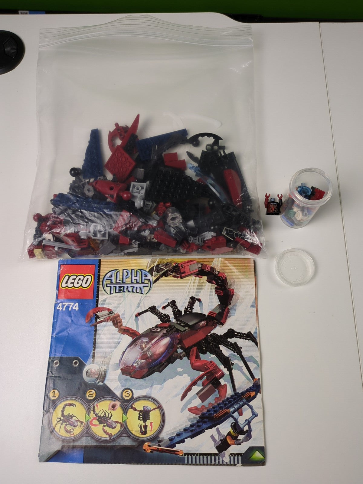 Lego Alpha Team: Scorpion Orb Launcher Set 4774 - w/ Instruction