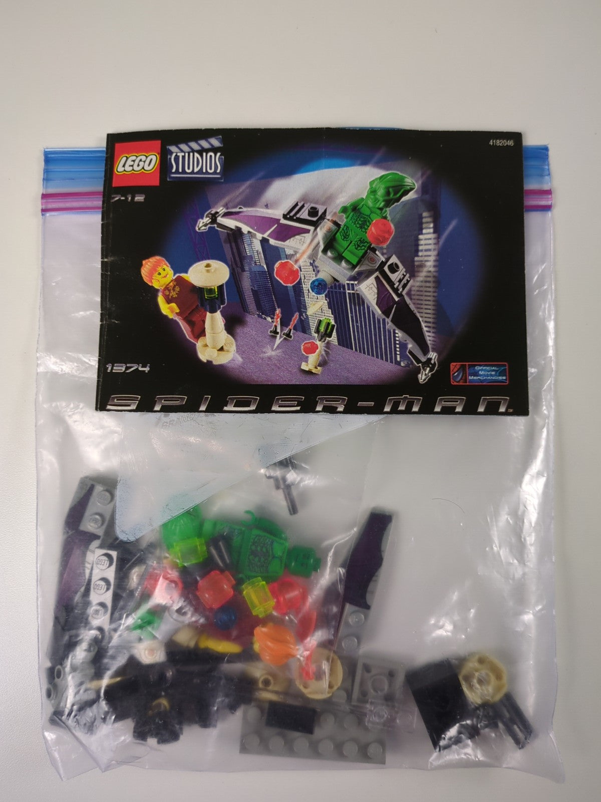 Lego Spider-Man: Studios: Green Goblin Set 1374 - w/ Instructions